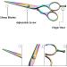Wishbeauty Professional Hairdressing Scissors - 5.5 inch Hair Scissors for Women & Men - Barber Scissors for Hair Cutting - Sharp Scissor Blades - RightHand Hairdressers Scissors for Salon (Rainbow) - Buy Online on GoSupps.com