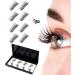 No Glue Magnetic Eyelashes Natural Look  Half Eye 2 Magnets Reusable False Eyelashes with Applicator 1 Count (Pack of 1)