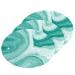 3-Pack Cleaning Kitchen Sponges Oval Green Marble Abstract Background Kitchen Cellulose Dishwashing Wood Pulp Cotton