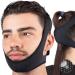 Crethinkaty Anti Snore Chin Strap, Chin Straps for Snoring, Flexible Breathable Anti Snoring Device, Sleep Aid Solution Flexible Adjustable Face Slimmer for Men Women