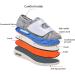 TEPtdirio Women's Adjustable Diabetic Shoes - Pain Relief Slippers for Seniors with Wide Widths, Orthopedic Design, and Removable Memory Foam Insoles - Buy Online on GoSupps.com
