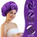 Abeillo Silk Sleep Bonnet for Women - Adjustable Satin Night Cap for Sleeping - Purple - Buy Online on GoSupps.com