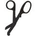 NCD Medical/Prestige Medical Fluoride Coated Bandage Scissors 14 cm Black