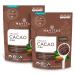 Navitas Organics Cacao Nibs 16oz. (2-Pack) 30 servings — Organic, Non-GMO, Fair Trade, Gluten-Free 1 Pound (Pack of 2) Unsweetened