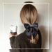 Hair Ties Bow for Thick Hair Satin Scrunchy Bows Hair Scrunchies with Bowknot for Teen Girls Women Ponytail Holder - Buy Online on GoSupps.com