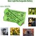 16 Packs 1.2V AA 300mAh Ni-MH Rechargeable Solar Batteries for Outdoor Lights - Ideal for String & Pathway Lighting - Buy Online on GoSupps.com