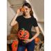 G and PL Halloween Pregnancy Women's Top Maternity Funny Graphic Shirt - S-XXL | Pumpkin Face Design - Buy Online on GoSupps.com