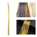 Luxshiny 750 Pieces Golden Hair Extensions - Sparkling Lametta Strands for Makeup & Performance Accessories - Buy Online on GoSupps.com
