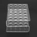 Premium S-Shaped Tweezers with 24 Holes | Large Capacity Transparent Eyelash Organizer for Beauty Salons - Buy Online on GoSupps.com
