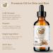 Organic Wheat Germ Oil 4oz - Bella Terra Oils | Vitamin E & C Face Oil for Natural Glow & Suppleness - Buy Online on GoSupps.com