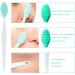 OBSCYON 6PCS Silicone Face Scrubber Kit for Manual Facial Cleansing - Skin Care Brushes Set in Pink, Red, Green, Blue & Mint Colors - Buy Online on GoSupps.com