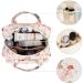 Large Beige Flamingo Toiletry Bag: Full Size Travel Makeup Organizer for Women - Buy Online on GoSupps.com