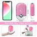 GreenLife USB Rechargeable Mini Bladeless Handheld Fan - Rose | Portable Air Conditioning Blower for Eyelash Extension - Buy Online on GoSupps.com