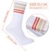 Retro Sports Socks for Women & Men - 6 Pairs Tennis & Stripe Long White Socks - International Shipping - Buy Online on GoSupps.com