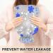 NAANLE 2L Hot Water Bottle with Lid - Blue Flowers | Ideal for Back Pain Relief & Neck Therapy - Hot & Cold Compress - Buy Online on GoSupps.com