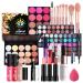 Professional Makeup Set MKNZOME 24Pcs Essential Makeup Start Kit with Cosmetic Bag All in One Makeup Gift Set Travel Make Up Palette Eyeshadow Palette Lip Gloss Concealer Foundation Makeup Brush 24 pcs