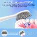 Burst Electric Toothbrush Compatible Replacement Heads - 10 Heads + 30 Floss Picks + 1 Holder | Deep Cleaning Bristles - White - Buy Online on GoSupps.com