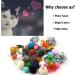 PietyPet 60 Pack Cat Toy Set: Spiral Springs, Sparkle Balls, Crinkle Balls, Mouse Toy, Springs, Pom Pom Balls - Buy Online on GoSupps.com