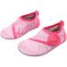 JIASUQI Kids Water Shoes Quick Dry Barefoot Aqua Socks - Pink | Size 10.5/11 UK Child - Buy Online on GoSupps.com