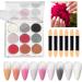 Poudre ongles chrom e finition miroir magique paillettes pour ongles Finition miroir magique brillante d grad de couleur arc-en- paillettes d coration bricolage pour femmes filles CF04 - Buy Online on GoSupps.com