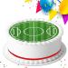 FOOTBALL GRASS PITCH BIRTHDAY PARTY EDIBLE ICING CAKE TOPPER FB8412 - Buy Online on GoSupps.com