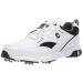FootJoy Men's Sneaker-Previous Season Style Golf Shoes White/Black 10