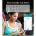 WeGuard Digital Bathroom Wireless Smart BMI Body Composition Analyzer - Syncs 15 Data Points with Fitness Apps (Black) - Buy Online on GoSupps.com