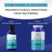 Crystal Flush 2 Step Fungus Fighting System - Tolnaftate 1% Anti-Fungal Solution & Immune Support Capsules - 30-Day Toenail Fungus Treatment Kit - Buy Online on GoSupps.com