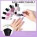 Morovan Lilac Light Purple Nail Polish Set - Quick Dry Lavender Nail Polish Kit for Women | Glossy Fingernail Polish Gifts - Buy Online on GoSupps.com