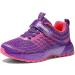 UBFEN Kids Sneakers - Boys Girls Tennis Shoes for Running Athletic Walking Gym Sports - Lightweight & Breathable - Size 2 Big Kid - Purple - Buy Online on GoSupps.com
