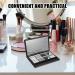 Mikikit Palette de Maquillage Vide Magn tique Noire 8 Compartiments avec 8 Plateaux en Aluminium Rechargeable Compacte et L g re pour Fards Paupi res Blush et Gloss Voyage - Buy Online on GoSupps.com