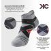KC-TAHO Men's Sports Compression Socks 4-Pack - Large Size, 16-23 mmHg, Cotton Cushioned, Achilles Tendonitis Relief | A-Black+White+Gray+Navy - Buy Online on GoSupps.com