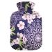 Heat bottle with reference 2 L hard-wearing warm-up bag for handwheel warmer shoulder and neck pain cramps heating press and heat therapy patterns of cherry blossoms and mandala