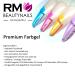 Color Gel Metallic Black - UV LED Nail Gel for Stunning Nail Art | RM Beautynails 5ml - International Shipping Available - Buy Online on GoSupps.com
