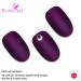 Shop False Nails Bling Art Purple Matte Oval - 24 Medium Tips with Glue | Trendy & Durable Artificial Nails for All Occasions - Buy Online on GoSupps.com
