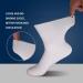 Diabetic Ankle Socks for Men & Women | 6 Pairs | Pain Relief & Non-Binding | Size 6-13 White - Buy Online on GoSupps.com