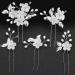Zasvec Floral Jewelry for Brides Wedding Hairpins Pearl & Crystal Hair Accessories Flower Vine Head Jewelry 6 Pack - Buy Online on GoSupps.com