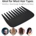 Professional Anti Static Wide Tooth Detangling Comb - Salon Quality Afro Comb for Men and Women - Buy Online on GoSupps.com