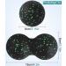 Fascia Ball Set for Deep Tissue Massage | Peanut & Lacrosse Balls for Neck Back Spine & Feet Relief | Trigger Point Release - Green - Buy Online on GoSupps.com