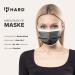 German Made 50pc Disposable Face Masks | CE Certified Type IIR | Breathable Triple Layer | 99.78% Filtration | Elastic Earloops | White Dots Design | Adults Size (17.5cm x 9.5cm) - Buy Online on GoSupps.com