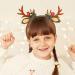 CHEERYMAGIC Christmas Headband Christmas Reindeer Antlers Headband Floral Wreath Headdresses Hair Hoop with Ears Christmas Hair Accessories for Adults Kids Photos Booth A6-SDLFG Brown-1 - Buy Online on GoSupps.com