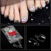 500 Pieces Artificial Toe Nails - 10 Sizes Natural Acrylic Toenails Set | Nail Art Fake Toenail Tips for Perfect Pedicure - Buy Online on GoSupps.com