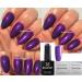 Bluesky GEL NAIL POLISH PURPLE GRAPE GUM PURPLE SHIMMER GRAPEVINE 80551 Nail Gel Polish UV LED Soak Off 10ml