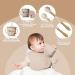 Baby Feeding Set - Eco Friendly BPA Free 7pcs Silicone Suction Bowl Plate & Cup, Adjustable Bib, Spoon & Fork with Wooden Handle - Toddler Gift Set (Beige) - Buy Online on GoSupps.com