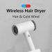 Cordless Hairdryer 350W Rechargeable Wireless Hair Dryer with Hot Air & Cold Air Blow Dryer for Indoor & Outdoor White - Buy Online on GoSupps.com