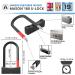 Seatylock Mason Bike U Lock - Heavy Duty Anti Theft Diamond Secure ULock - Ultra Security Bicycle Safety Tool for City, Electric & Mountain Bikes - 7.1 inch Narrow - Buy Online on GoSupps.com