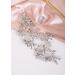Deniferymakeup Bridal Crystal Rhinestone Hair Vine Silver Flower Headband Wedding Hair Vine Bridal Hair Piece Headpiece Prom Hair Accessory - Buy Online on GoSupps.com