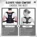Back Brace Posture Corrector | Adjustable & Breathable for Men & Women | Pain Relief & Improved Lumbar Support (X-Large - Buy Online on GoSupps.com