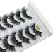 KOKAY Russian Strip Lashes 8 Pairs DD Curl Reusable 3D Fake Eyelashes - Faux Mink, Fluffy, Waterproof - Gift (K004 15MM) - Buy Online on GoSupps.com