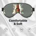 Beer Bubble Print Unisex Eye Mask - Soft Comfort Sleep Shade for Travel Yoga & Shift Work - Buy Online on GoSupps.com